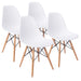 Idunn - Set of 4 Nordic Furniture Wooden Chair with Wooden Legs  BO-HA   