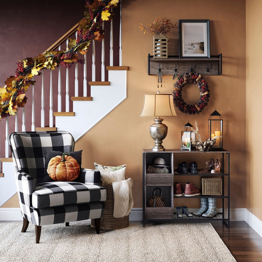 Majken - Metal Shoe Rack Shoe Rack for Entryway Small Shoe Rack  BO-HA   
