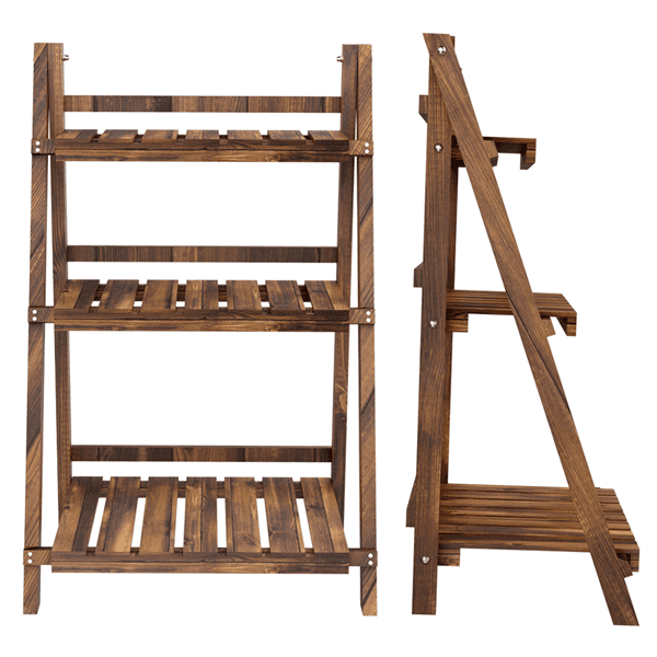 Frideborg - Tiered Plant Stand Plant Shelf Indoor & Outdoor Plant Shelf Flower Stand  BO-HA   