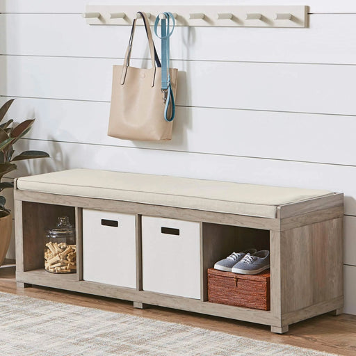 Mattis - 4-Cube Shoe Rack Bench Shoe Cabinet Entryway Shoe Storage Cabinet  BO-HA Default Title  