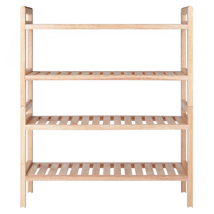 Helge - Wood Stackable Shoe Rack Shoe Cabinet Entryway Shoe Storage Cabinet  BO-HA   