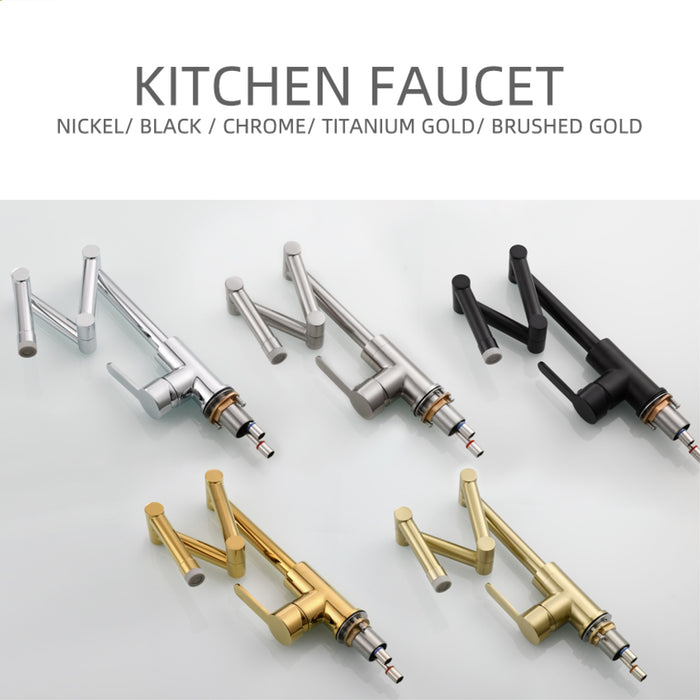 Sailea - Pot Filler Faucet Brass Kitchen Faucet  BO-HA   