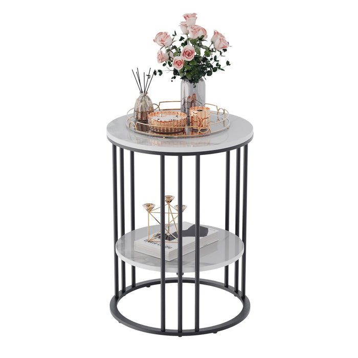 Hjalmar - Oval Coffee Table Small Round Coffee Table  BO-HA   