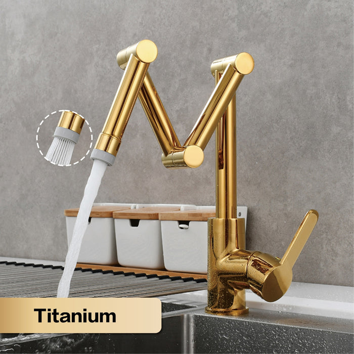 Sailea - Pot Filler Faucet Brass Kitchen Faucet  BO-HA Titanium  