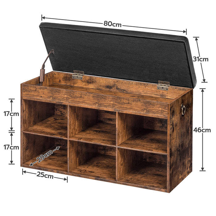Reidar - Shoe Rack for Entryway Shoe Cabinet Shoe Rack Bench  BO-HA   