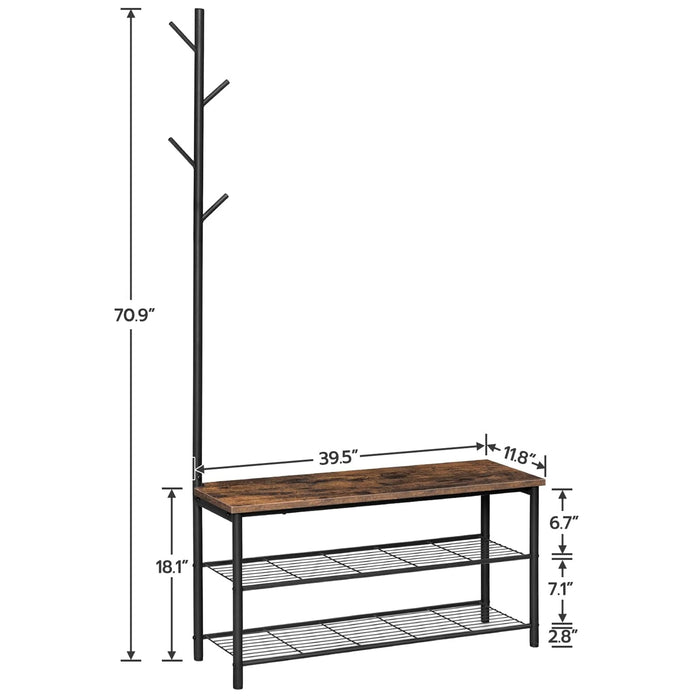 Orjan - Shoe Rack Bench Shoe Rack for Entryway  BO-HA   
