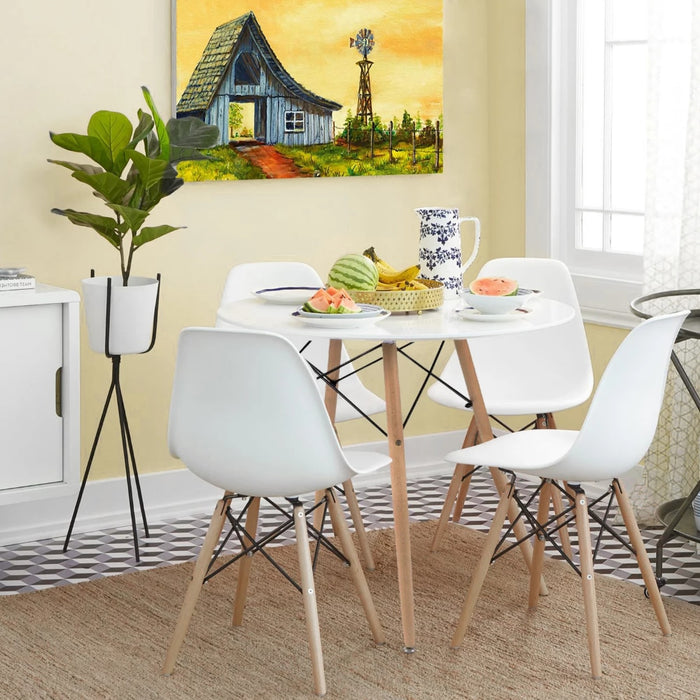 Idunn - Set of 4 Nordic Furniture Wooden Chair with Wooden Legs  BO-HA   