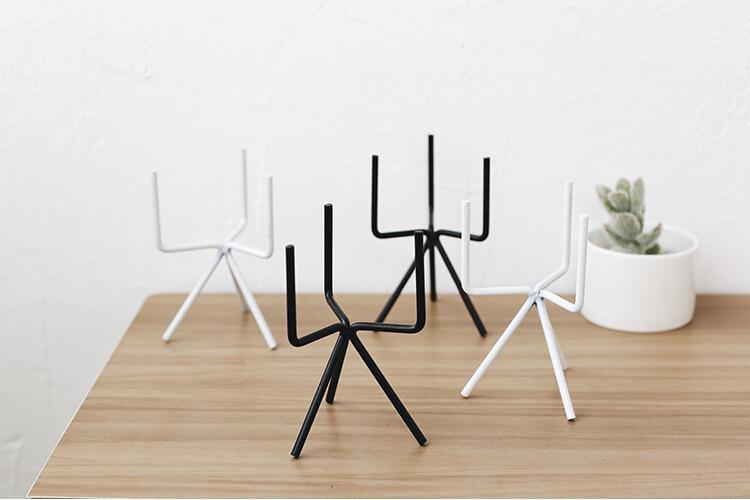 Ida - Ceramic Flower Planters with Modern Stand  BO-HA   