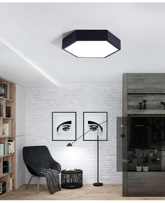 Helga - Hex Ceiling Light Fixture  BO-HA   