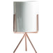 Ida - Ceramic Flower Planters with Modern Stand  BO-HA L Rose Gold Without hole 