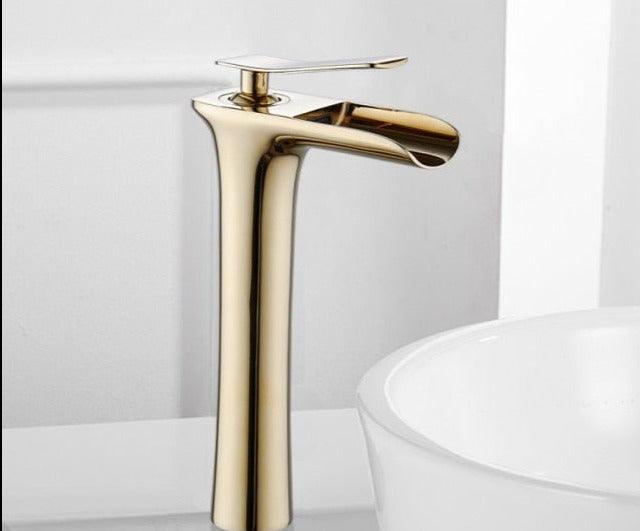 Margareta - Waterfall Single Handle Basin Faucet  BO-HA Gold  